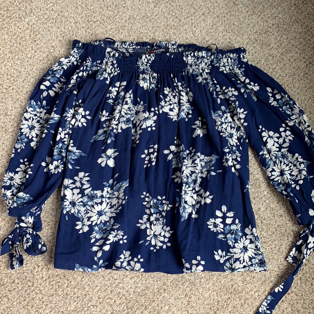 Off the shoulder blouse